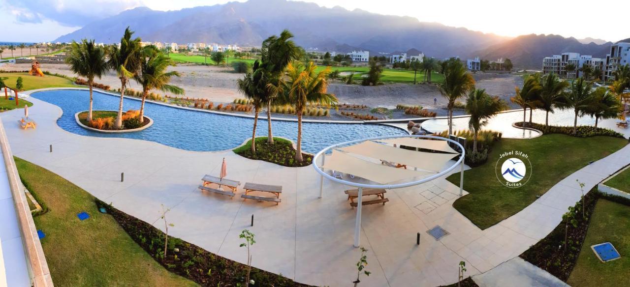 Jebel Sifah Golf Lake Apartments As Sīfah Zimmer foto