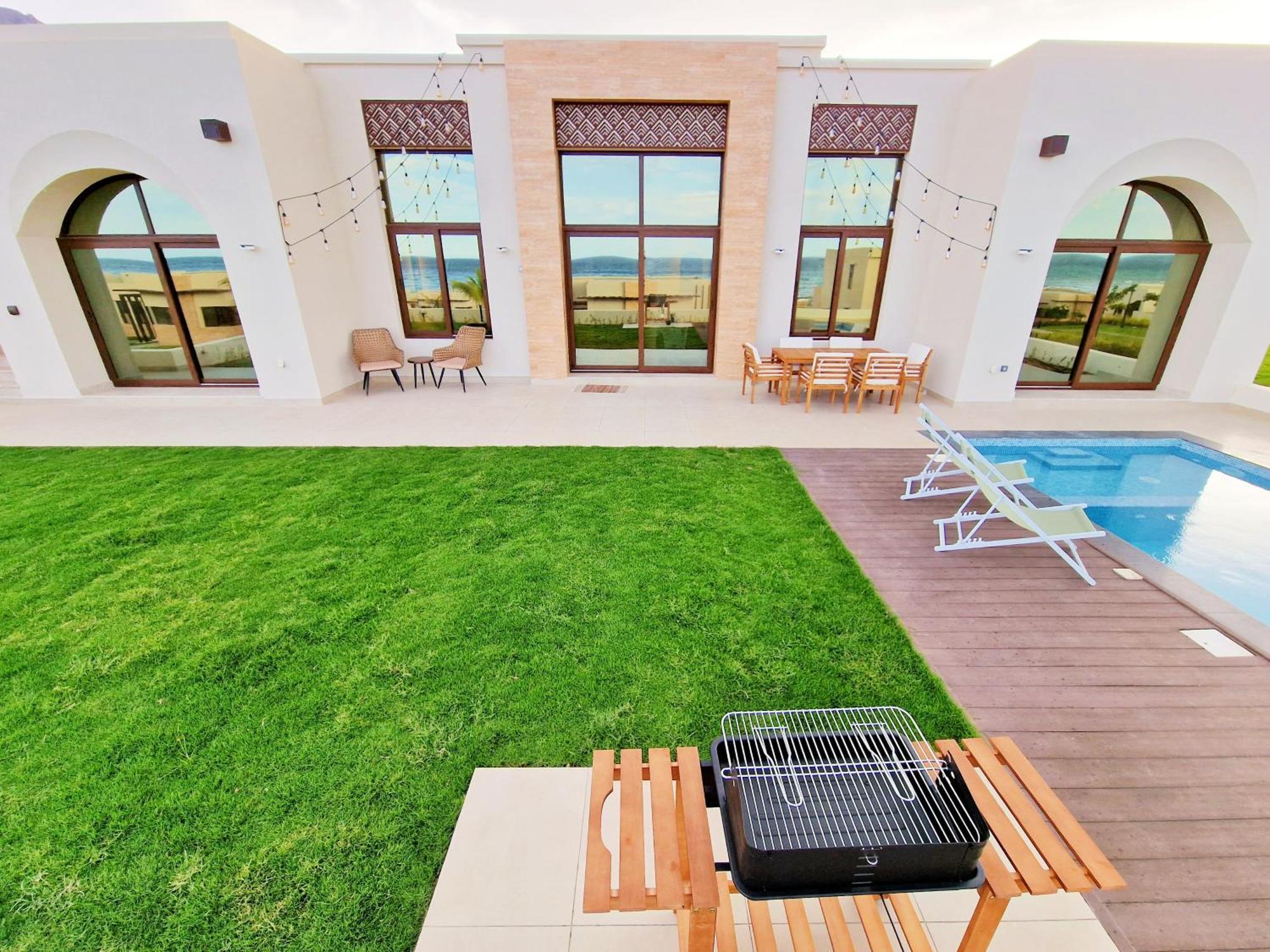 Jebel Sifah Golf Lake Apartments As Sīfah Zimmer foto